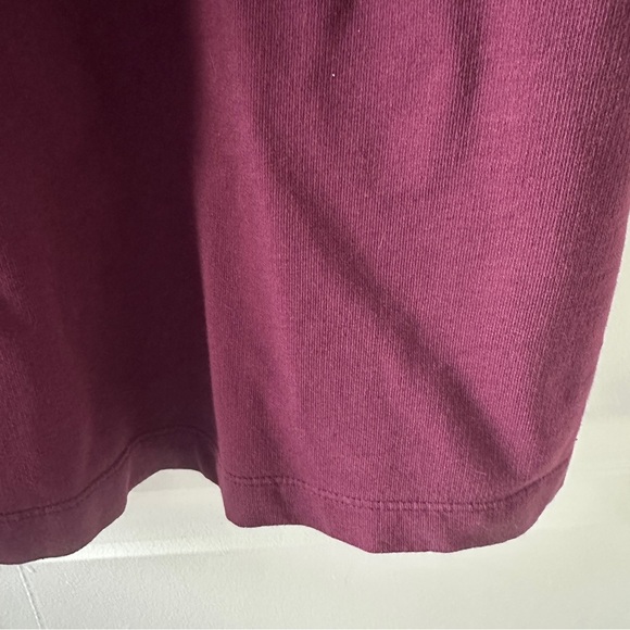 Michael Stars Veronica Terry Plum Puff Sleeve Dress‎ Women’s Size Large NWT - Picture 10 of 16